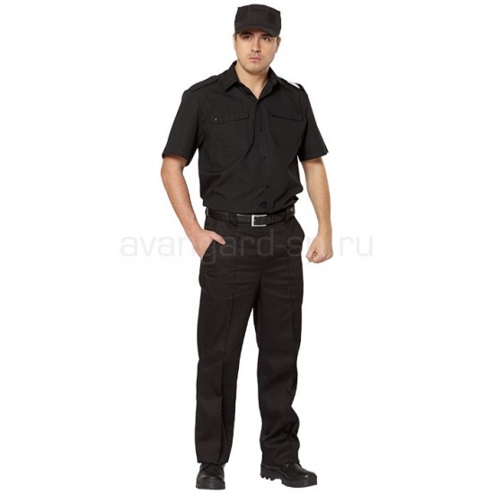 Рубашка охранника с коротким рукавом РАСПРОДАЖА
