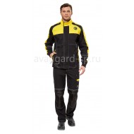 Куртка "Старт" черный с желтым