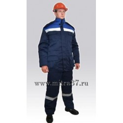 Костюм "БРН-М" утепл. п/к, синий Костюм "БРН-М" утепл. п/к, синий