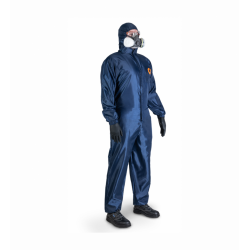 Комбинезон защитный многоразовый JETA Safety JPC75b синий, 100% полиэфир, 55 г/м²