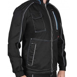 Куртка "СИРИУС-АЛЕКС" летняя черная 