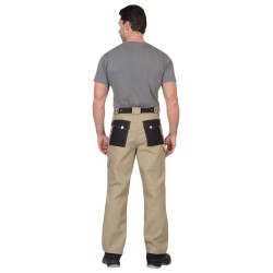 Брюки "СИРИУС-ВЕСТ-ВОРК" бежевый с черным