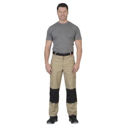 Брюки "СИРИУС-ВЕСТ-ВОРК" бежевый с черным