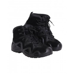 Ботинки "СИРИУС-ДОЗОР" замша (черные), ПУ-Нитрил