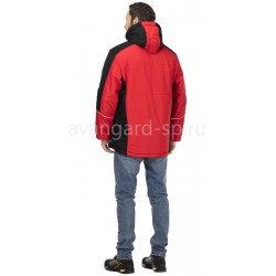 Куртка "Корсар" красный c черной отделкой