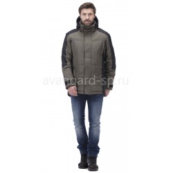 Куртка "Корсар" хаки с черной отделкой