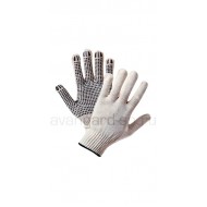 ПЕРЧАТКИ Х/Б С ПВХ 5-ти нитка( опт от 200 пар 19 руб.)