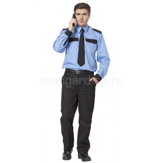 Рубашка охранника с длинным рукавом