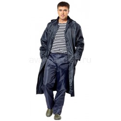 Плащ влагозащитный нейлон синий Плащ влагозащитный нейлон синий