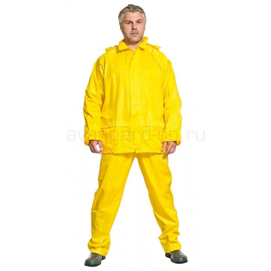 костюм влагозащитный нейлон желтый