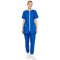 Блуза женская "Лэйн" василек