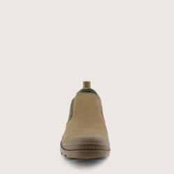 Кеды хаки «Скорпион Слипон» текстильные с термопластовым подноском