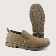 Кеды хаки «Скорпион Слипон» текстильные с термопластовым подноском