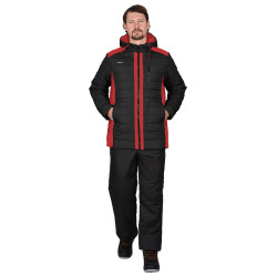 Куртка "СИРИУС-УРБАН" утепл. черная с красным