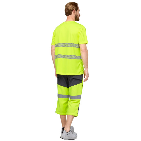 Футболка сигнальная "Флинт" фл.-желтая