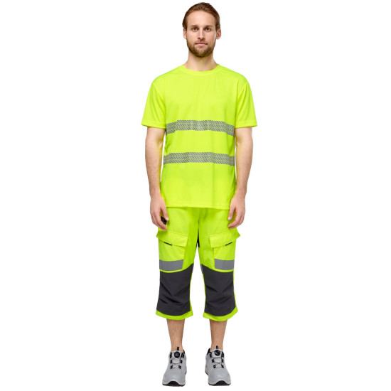 Футболка сигнальная "Флинт" фл.-желтая