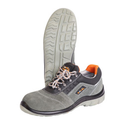 Полуботинки "УНИВЕРСАЛ" замша (серые), ПУ-ПУ