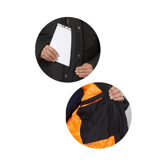 Куртка "Аляска" зимняя цвет черный Куртка "Аляска" зимняя цвет черный