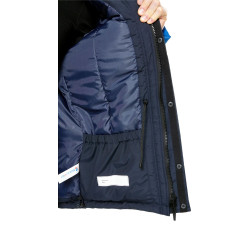 Куртка утепленная "Челленджер" синяя с васильковым