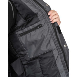 Куртка "СИРИУС-НОРД ДВ" черная с т.серым и лимонным Куртка "СИРИУС-НОРД ДВ" черная с т.серым и лимонным