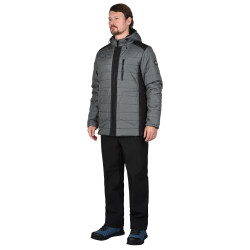 Куртка "СИРИУС-УРБАН" утепл. серая с черным