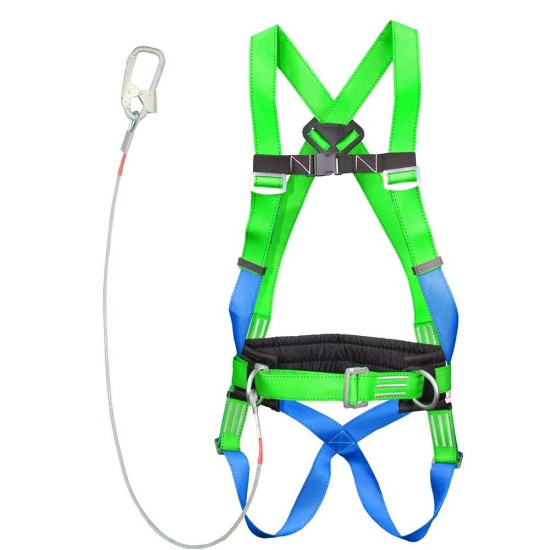 Удерживающая система УС 2 БЖ со стропом из металлического троса в оболочке