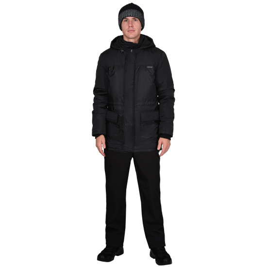Куртка "СИРИУС-ЛЕГАТ" демисезонная, чёрная