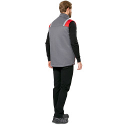 Жилет "Авангард" цв.серый-красный