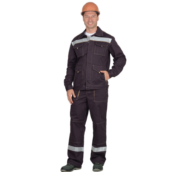 Костюм "СИРИУС-ТРОЯ" куртка, брюки 100% х/б, пл. 320 г/кв.м