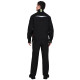 Костюм "СИРИУС-ДЕКСТЕР" черный с лимонной отделкой, тк. стрейч с ВО