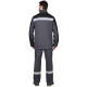 Костюм сварщика "СИРИУС-ГЕРКУЛЕС" с п/к т.серый с черным, СОП 50мм