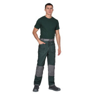 Брюки "СИРИУС-ВЕСТ-ВОРК" зеленые со ср. серым