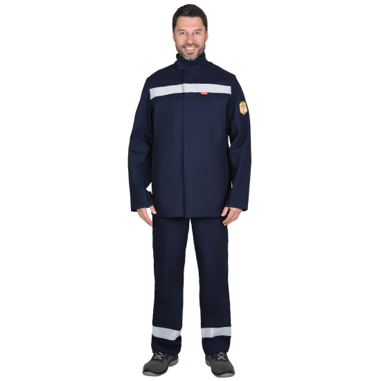 Костюм сварщика "СИРИУС-ГЕРКУЛЕС"  брюки темно-синий и СОП