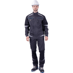Куртка "ТУРБО SAFETY" цв.серый-черный Куртка "ТУРБО SAFETY" цв.серый-черный