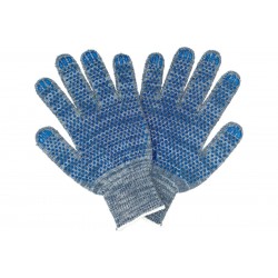 ПЕРЧАТКИ Х/Б С ПВХ 6- нитка( опт от 200 пар 25 руб.)