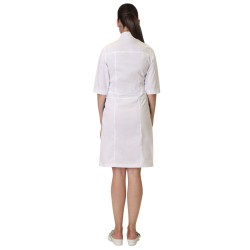 Халат "СИРИУС-БАРБАРА" белый с т-синим Халат "СИРИУС-БАРБАРА" белый с т-синим