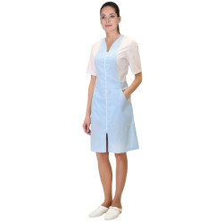 Халат "СИРИУС-АЛИСА" голубой с белым Халат "СИРИУС-АЛИСА" голубой с белым