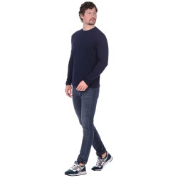 Футболка длинные рукава серая 160г/м2