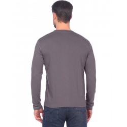 Футболка длинные рукава серая 160г/м2