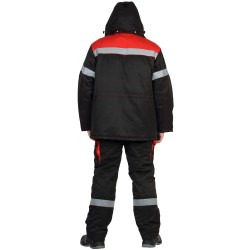 Костюм "ТИТАН" с п/комб. черный с красным и СОП-50мм (синий с васильковым) Костюм "ТИТАН" с п/комб. черный с красным и СОП-50мм (синий с васильковым)