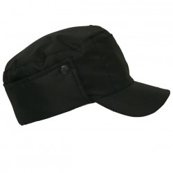 Кепи охранника утеплённое чёрное Кепи охранника утеплённое чёрное