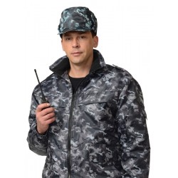 Кепи охранника утеплённое КМФ серое Кепи охранника утеплённое КМФ серое