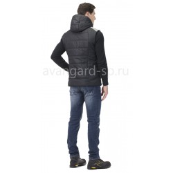 Жилет "Хэдвей" утепленный (черно-серый) Жилет "Хэдвей" утепленный (черно-серый)