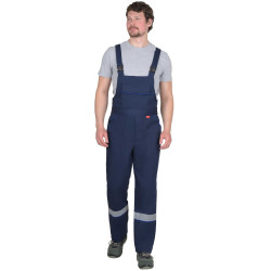 Костюм СИРИУС-МАСТЕР-РОСС куртка кор., п/к, тёмно-синий с васильковым и СОП