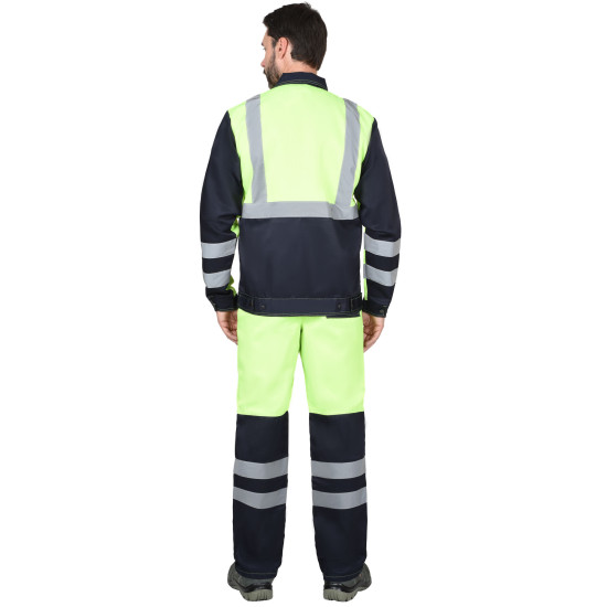 Костюм СИРИУС-МАГИСТРАЛЬ-ЛЮКС куртка, брюки СИГНАЛЬНЫЙ